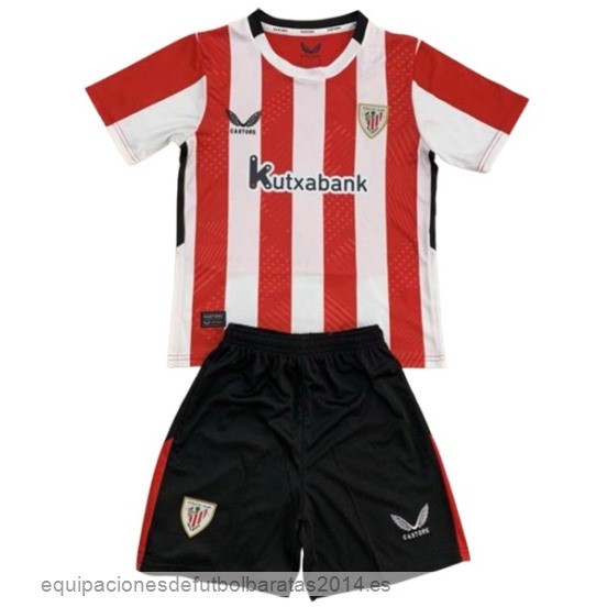 Nuevo 1ª Conjunto De Hombre Athletic Bilbao 24/25 Rojo Blanco Baratas